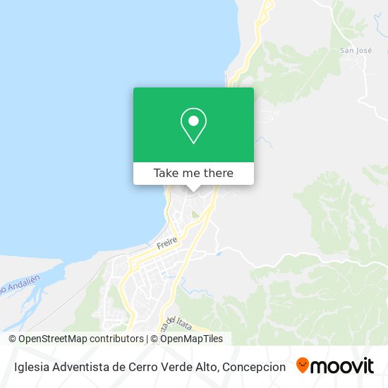 Iglesia Adventista de Cerro Verde Alto map