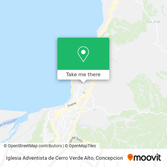 Iglesia Adventista de Cerro Verde Alto map