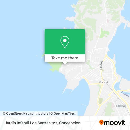 Mapa de Jardín Infantil Los Sansanitos
