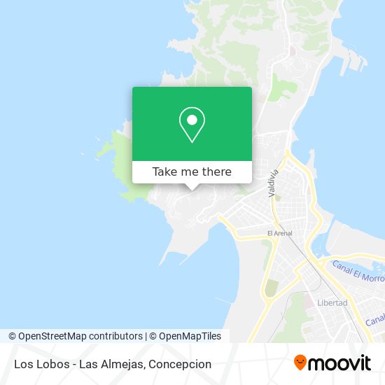 Los Lobos - Las Almejas map