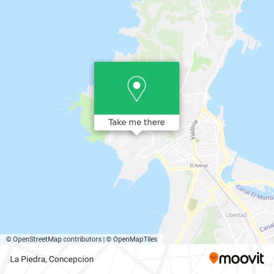 La Piedra map