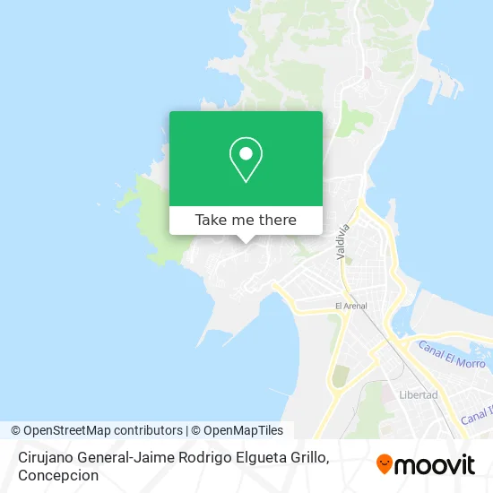 Cirujano General-Jaime Rodrigo Elgueta Grillo map