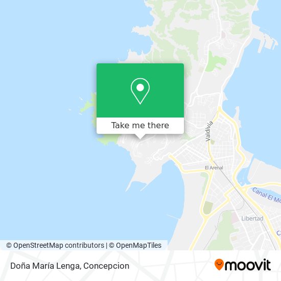 Mapa de Doña María Lenga