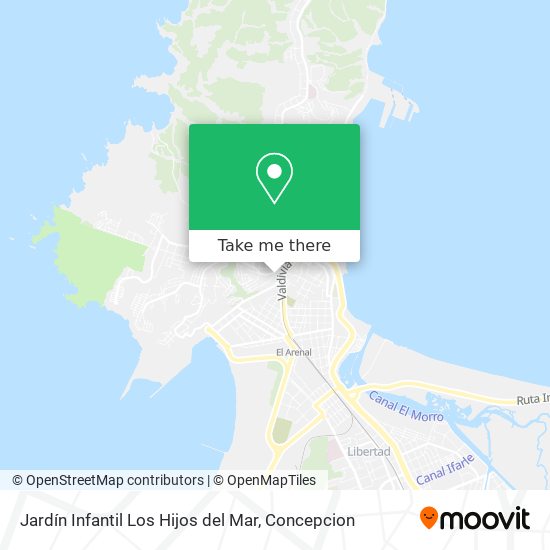 Mapa de Jardín Infantil Los Hijos del Mar