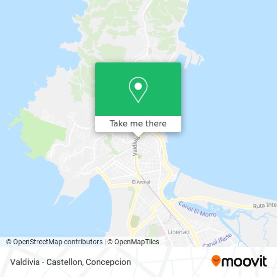 Mapa de Valdivia - Castellon