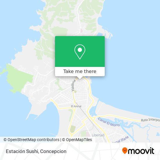 Estación Sushi map