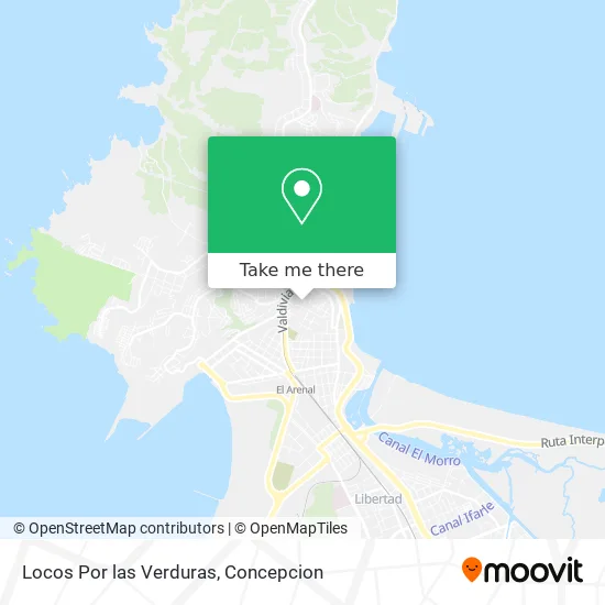 Locos Por las Verduras map