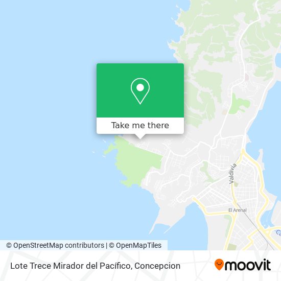 Lote Trece Mirador del Pacífico map