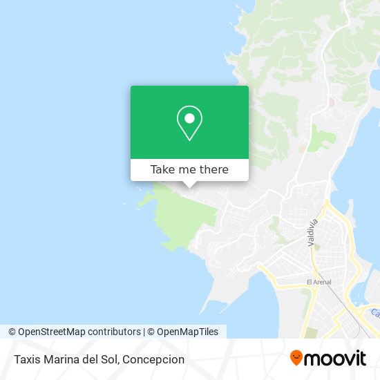 Taxis Marina del Sol map