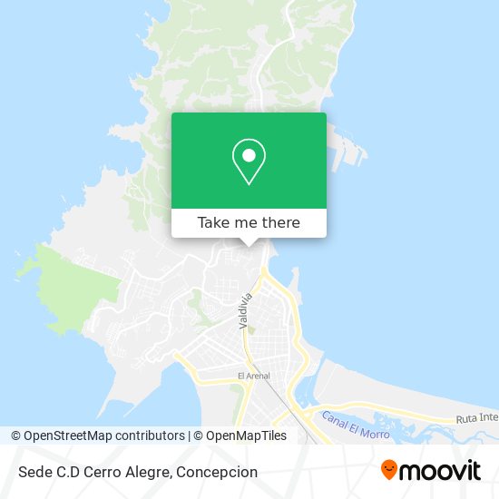 Mapa de Sede C.D Cerro Alegre