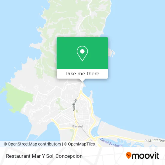 Mapa de Restaurant Mar Y Sol