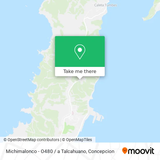 Mapa de Michimalonco - O480 / a Talcahuano