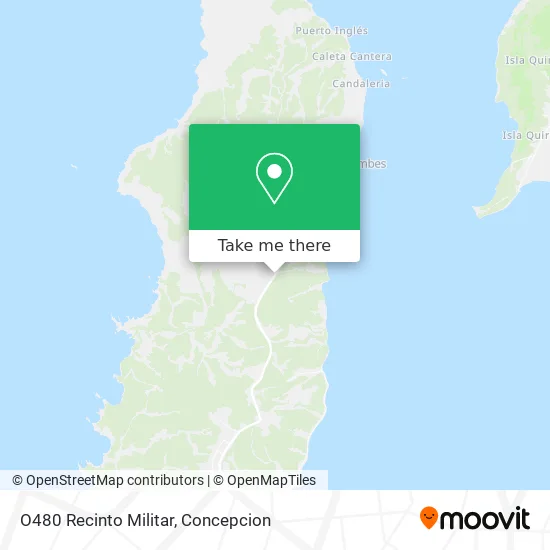 O480 Recinto Militar map