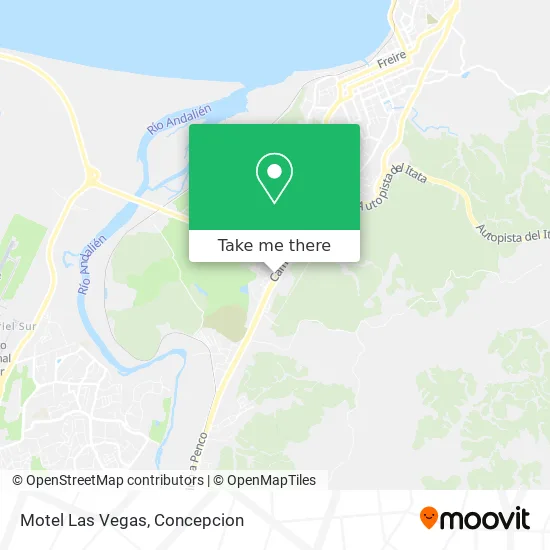 Mapa de Motel Las Vegas