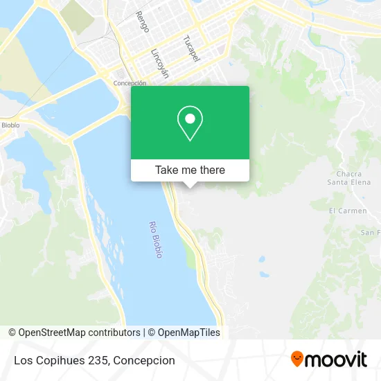 Los Copihues 235 map