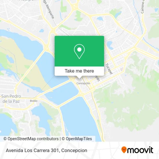 Avenida Los Carrera 301 map