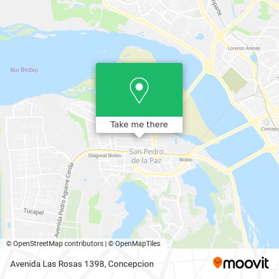 Avenida Las Rosas 1398 map
