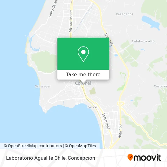Laboratorio Agualife Chile map