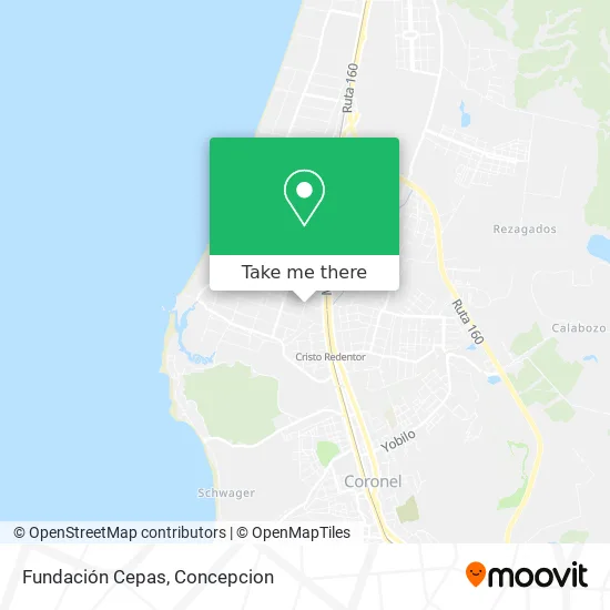 Fundación Cepas map