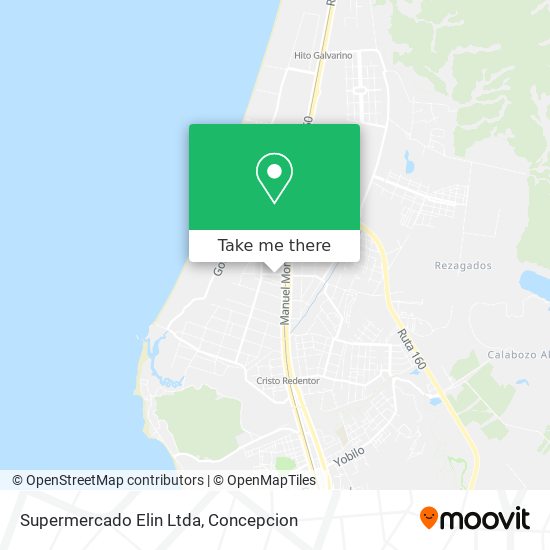 Mapa de Supermercado Elin Ltda