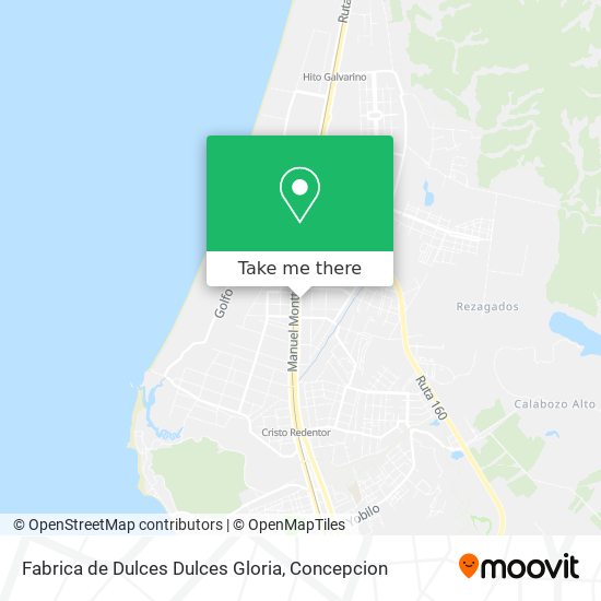 Fabrica de Dulces Dulces Gloria map