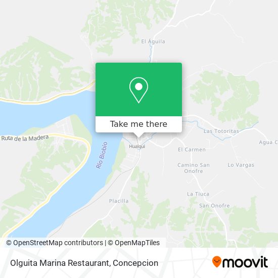 Olguita Marina Restaurant map
