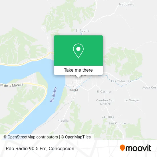 Mapa de Rdo Radio 90.5 Fm