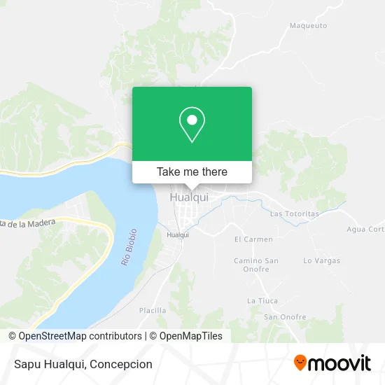 Mapa de Sapu Hualqui