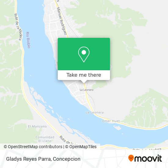 Gladys Reyes Parra map