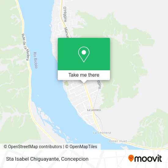 Sta Isabel Chiguayante map