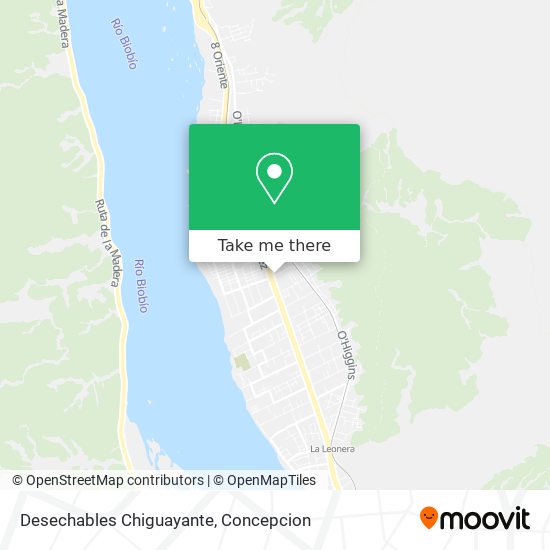 Desechables Chiguayante map