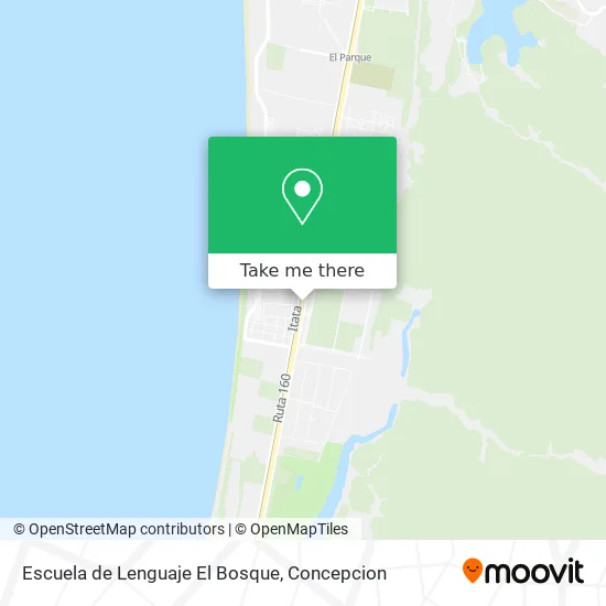 Escuela de Lenguaje El Bosque map