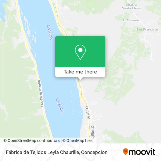 Mapa de Fábrica de Tejidos Leyla Chaurille