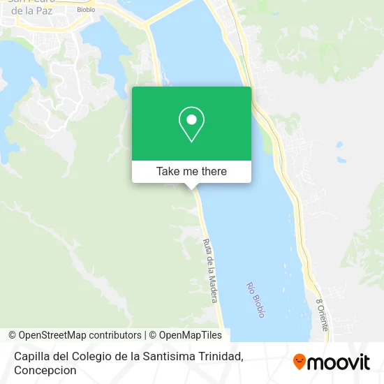 Capilla del Colegio de la Santisima Trinidad map