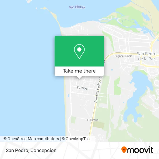 San Pedro map