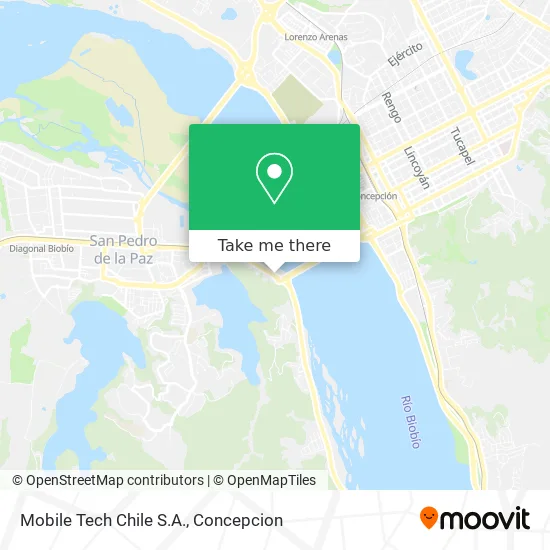 Mapa de Mobile Tech Chile S.A.