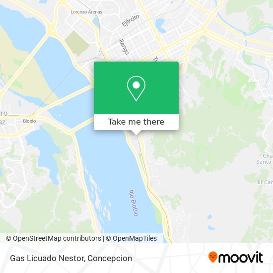 Mapa de Gas Licuado Nestor