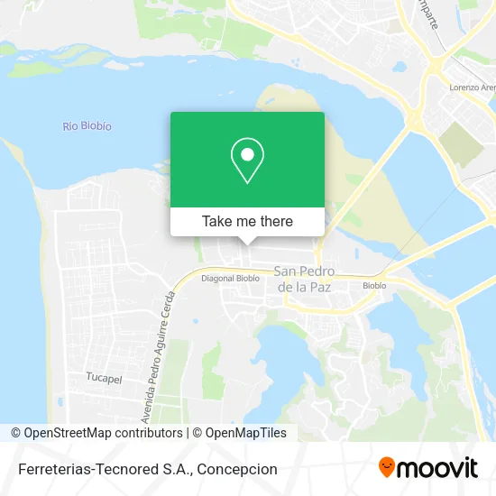 Mapa de Ferreterias-Tecnored S.A.