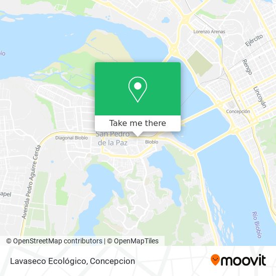 Lavaseco Ecológico map
