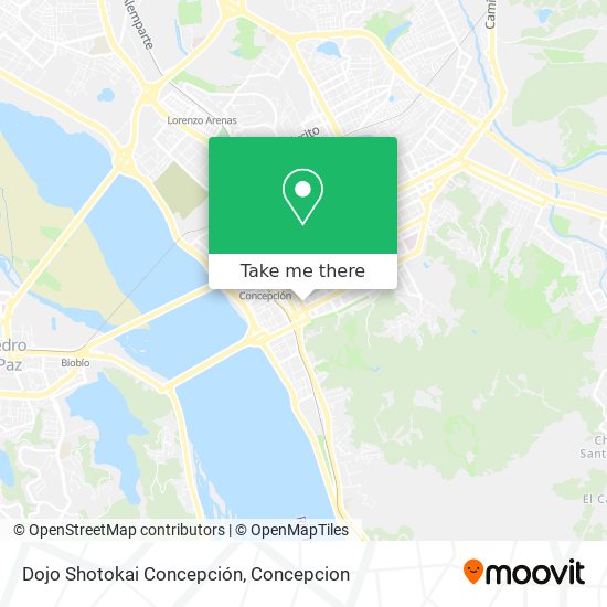 Dojo Shotokai Concepción map