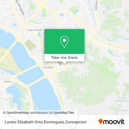 Loreto Elizabeth Ortiz Dominguez map
