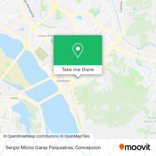 Sergio Micco Garay Psiquiatras map