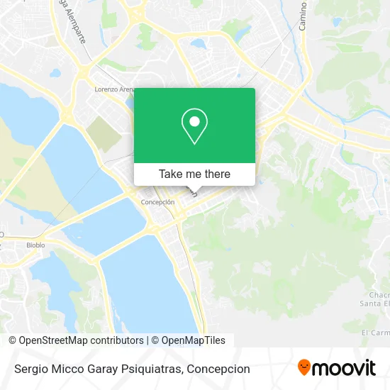 Mapa de Sergio Micco Garay Psiquiatras