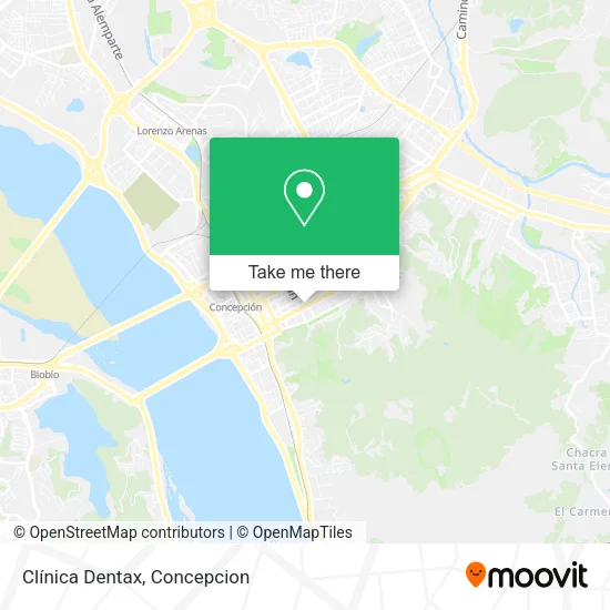 Mapa de Clínica Dentax