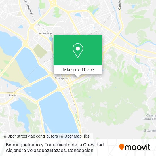 Biomagnetismo y Tratamiento de la Obesidad Alejandra Velásquez Bazaes map