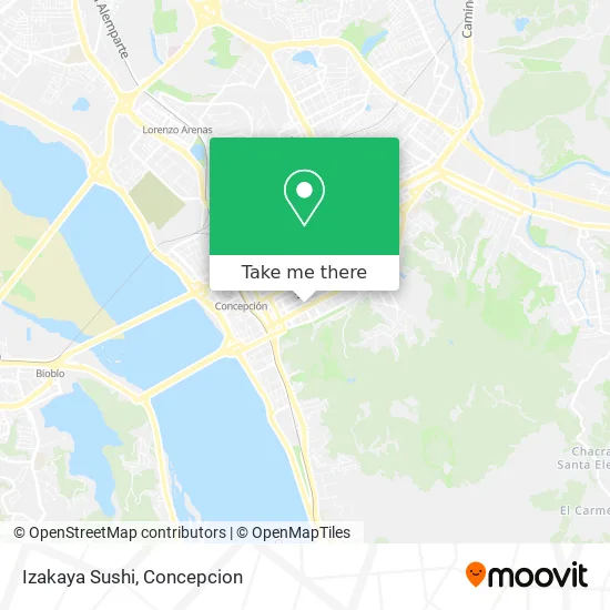 Izakaya Sushi map