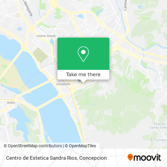 Mapa de Centro de Estetica Sandra Rios