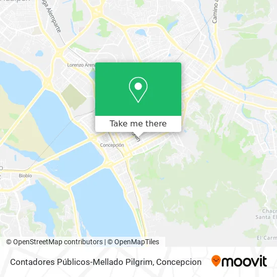 Contadores Públicos-Mellado Pilgrim map