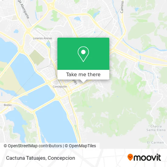 Cactuna Tatuajes map