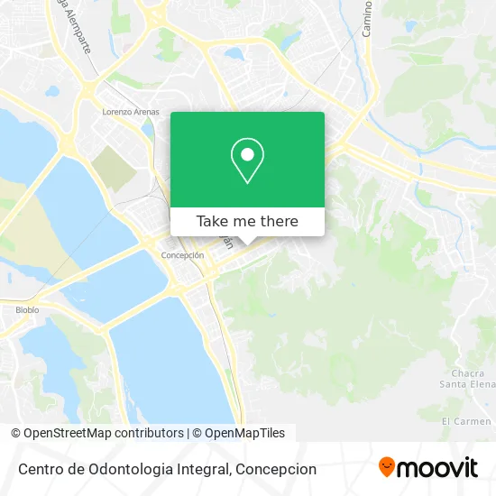 Mapa de Centro de Odontologia Integral